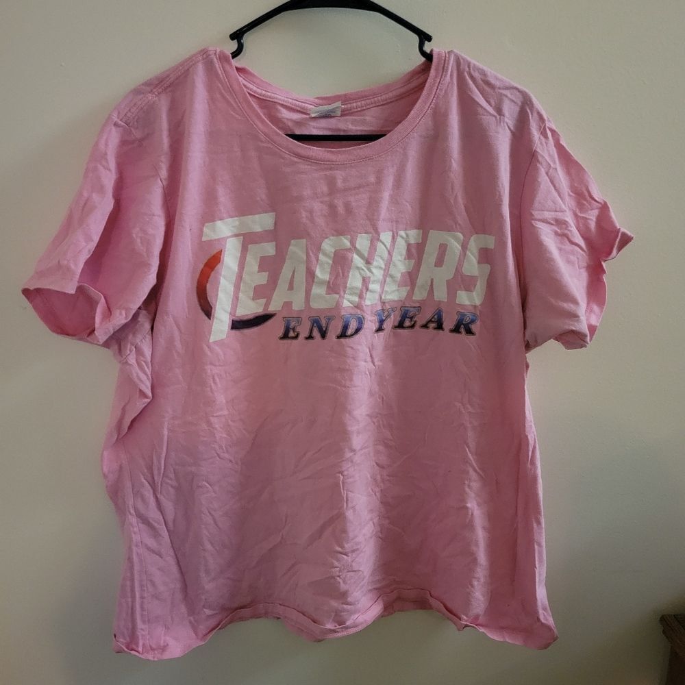 Teachers end year shirt size 3x
